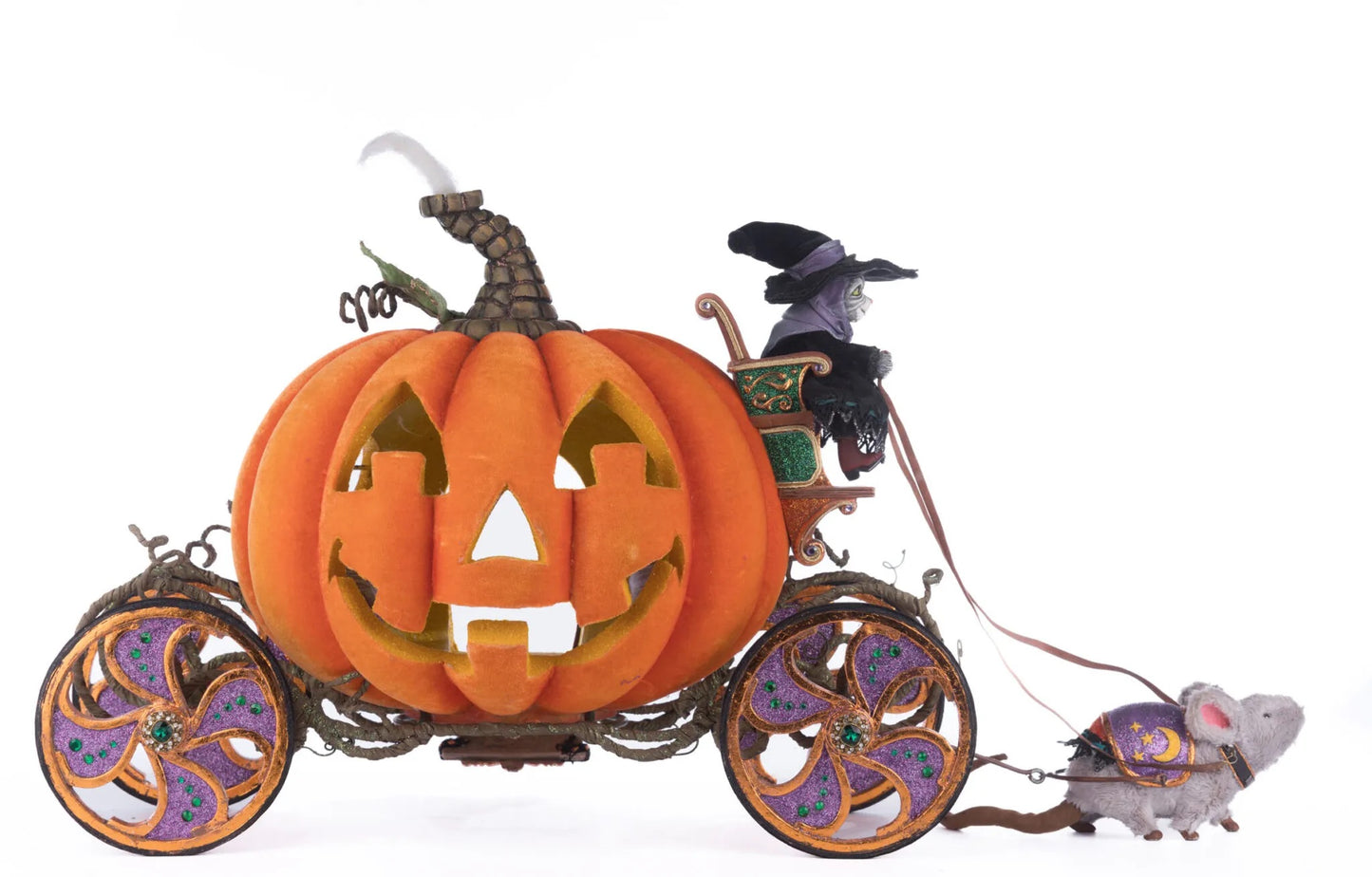 Katherine's Collection Enchanted Pumpkin Carriage   Katherine's Collection Halloween Pumpkin Carriage