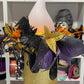 Creepy Hands Halloween Flameless Candle Pillar Decoration 24 inch    Large Halloween Glittery Battery Operated Candle Decor