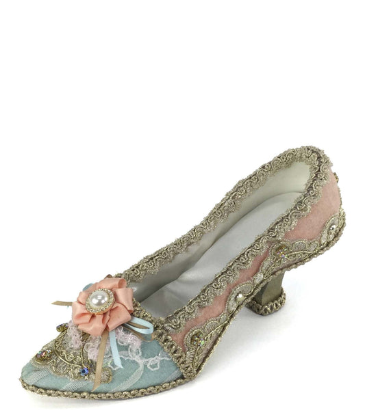Katherine's Collection Christmas Joyeux Noel Fancy Tabletop Shoe   Katherine's Collection French Victorian Shoe