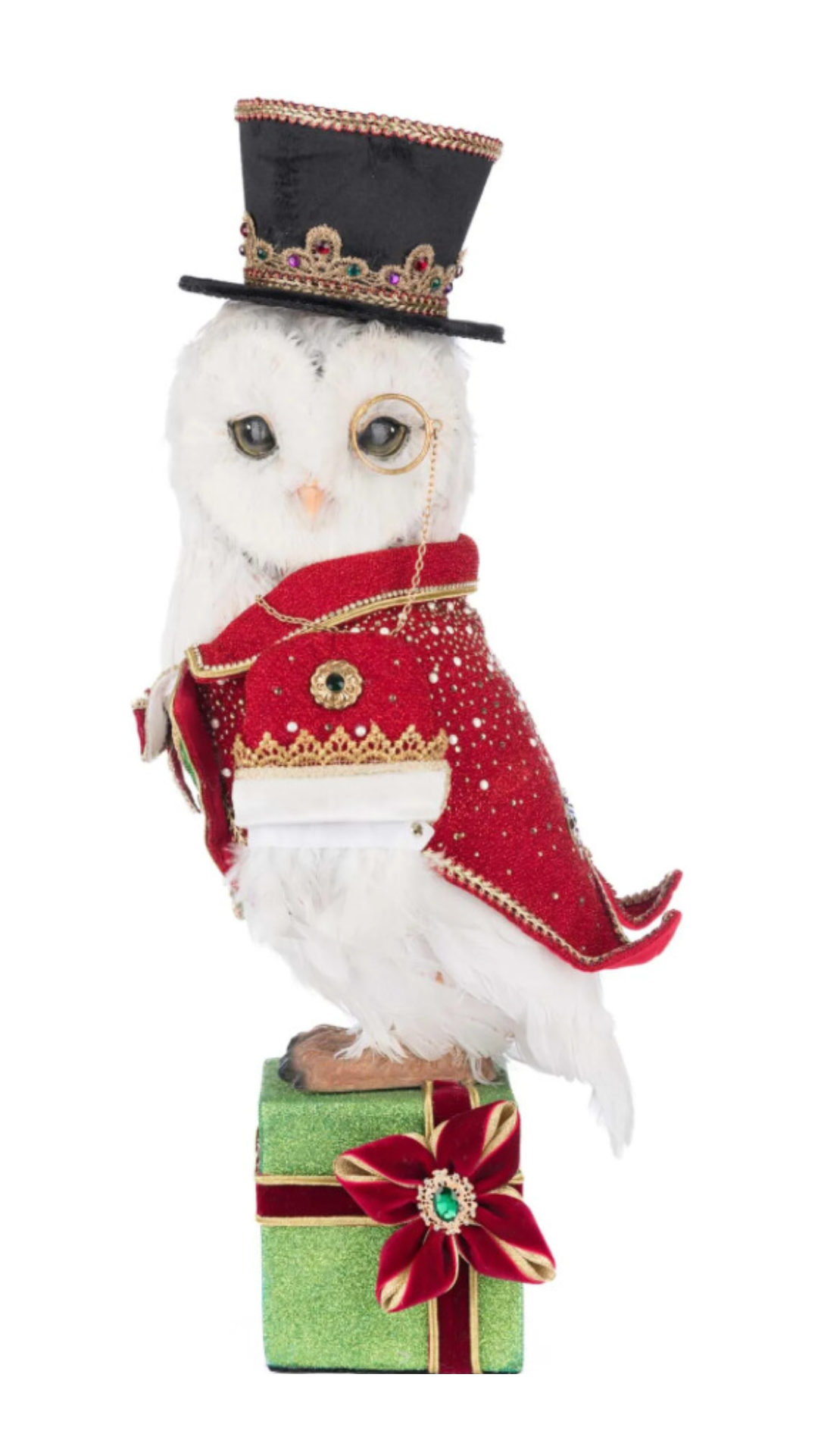 Katherine's Collection Christmas Ball Owl Tabletop   Katherine's Collection Royal Christmas Ball