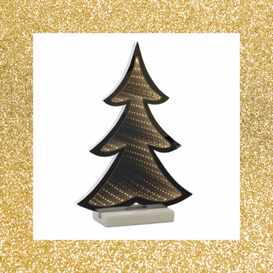 24.5" Infinity Light Christmas Tree Decor