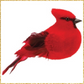 Cardinal Christmas Decoration