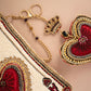 Mary Frances High Court Mini Crossbody Handbag  Mary Frances Heart Playing Card Bag