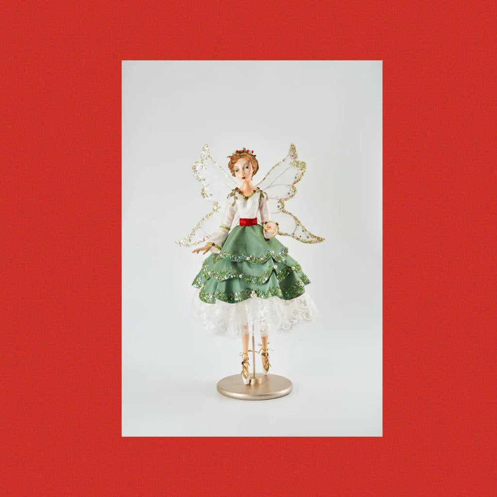 Katherine's Collection Christmas Decor Mary Noelle Standing Mistletoe