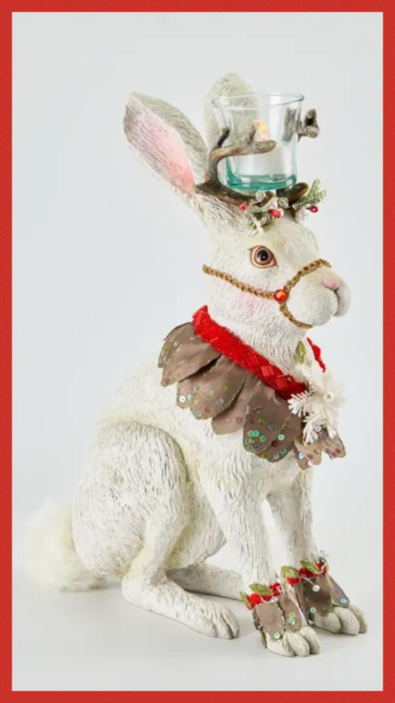 Katherine's Collection Christmas Decor Mistletoe Jackalope