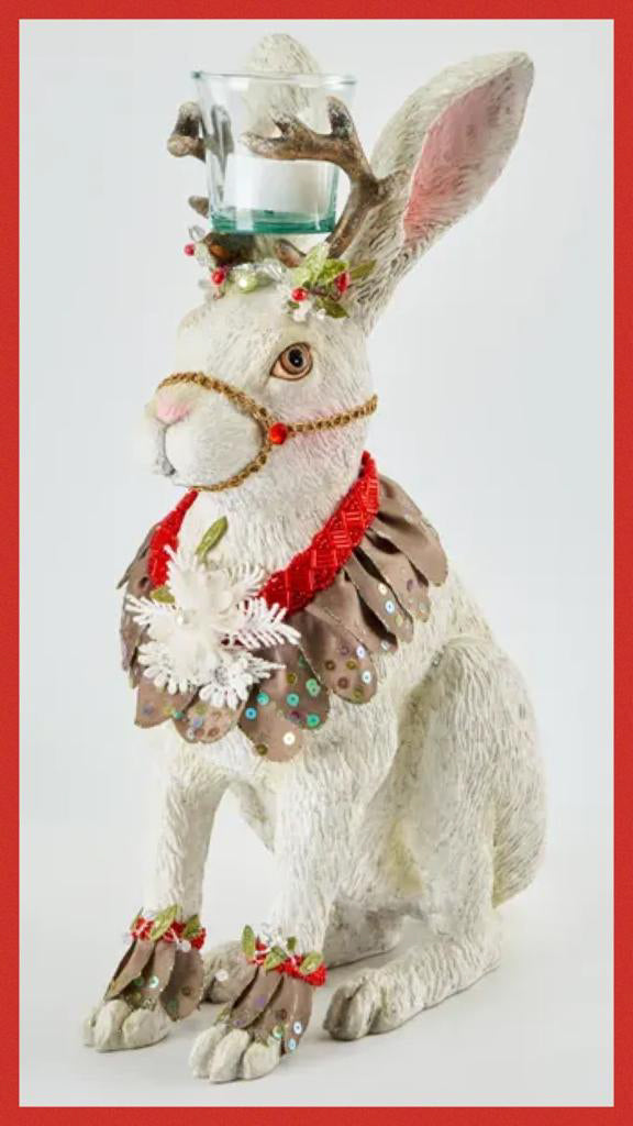 Katherine's Collection Christmas Decor Mistletoe Jackalope