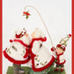 Katherine's Collection Christmas Decor Mistletoe Magic Santa and Mrs. Claus Under The Mistletoe