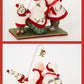 Katherine's Collection Christmas Decor Mistletoe Magic Santa and Mrs. Claus Under The Mistletoe