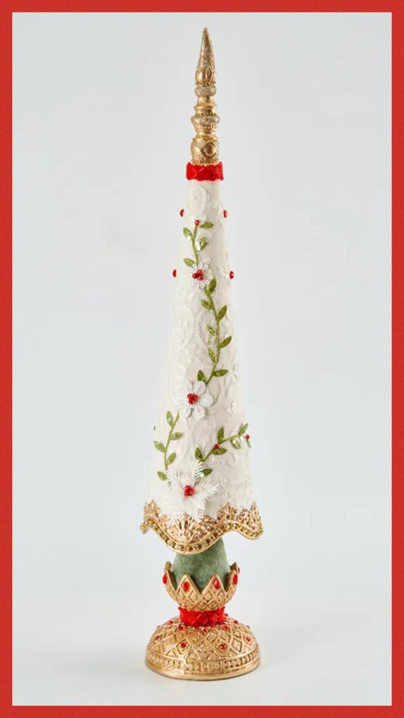 Katherine's Collection Christmas Decor Mistletoe Magic Tabletop Tree