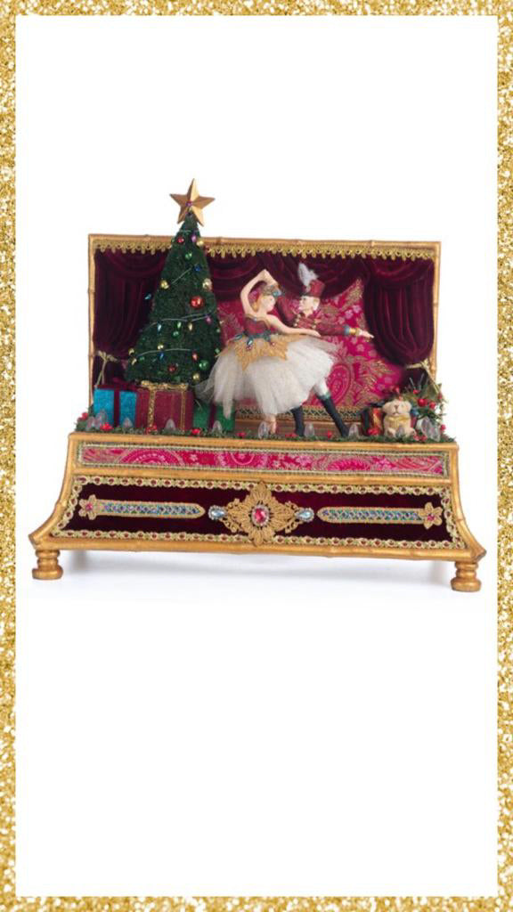 Katherine's Collection Nutcracker Dancing Hinged Box