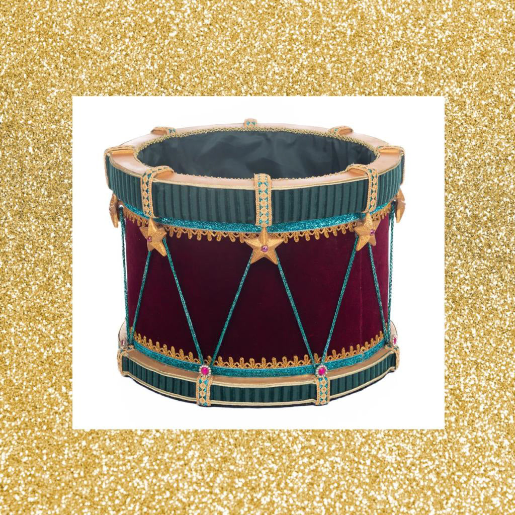 Katherine's Collection Nutcracker Drum Candy Container