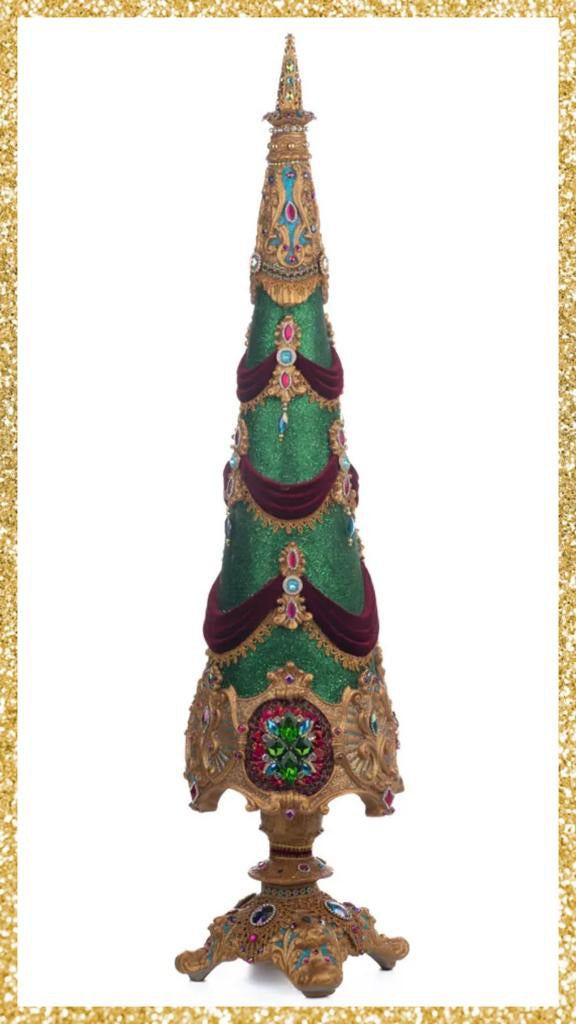 Katherine's Collection Nutcracker Embellished Tabletop Tree