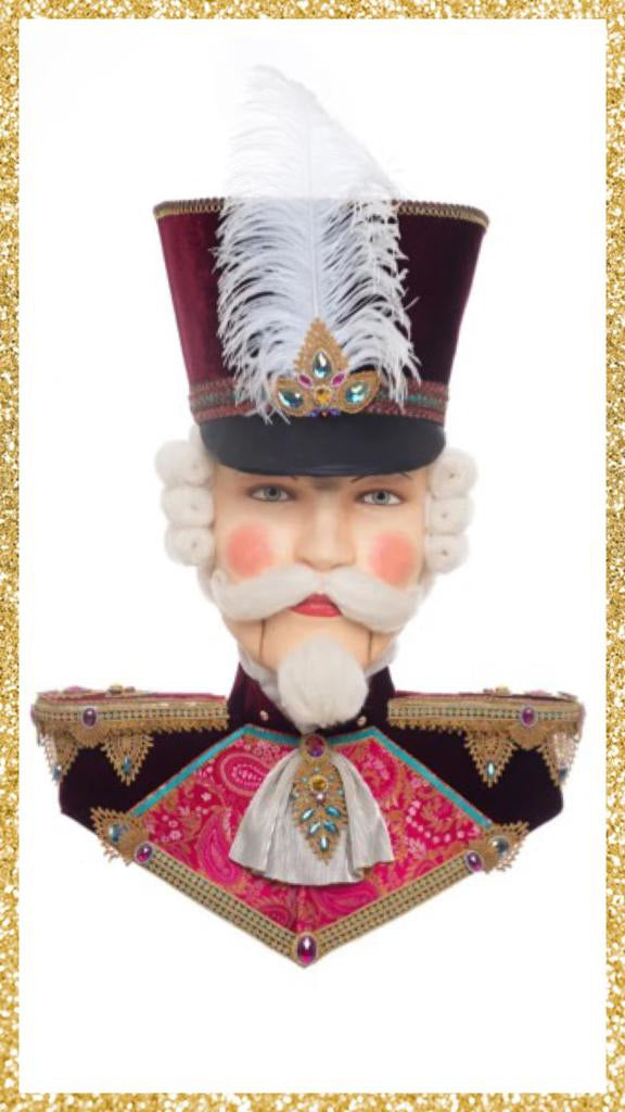 Katherine's Collection Nutcracker Wall Mask