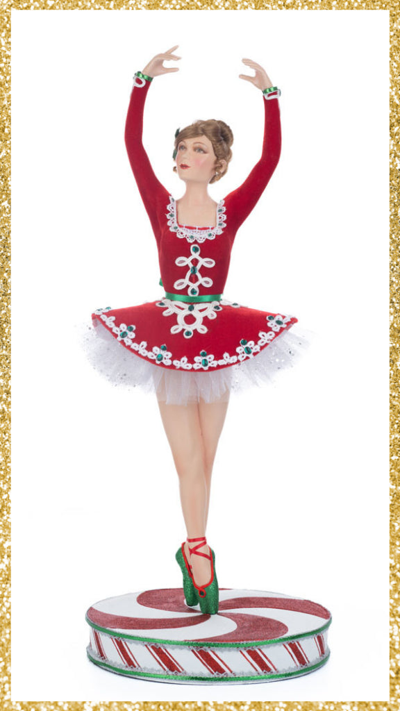 Katherine S Collection Peppermint Ballerina Tabletop Brooklyn Belle