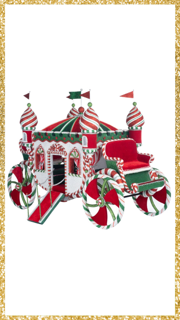 Katherine's Collection Peppermint Palace Carriage