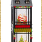 13" Santa and Elves Lighted Water Two Story House