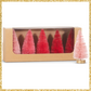 Pink Bottle Brush Trees Box of 5 Pink Christmas Decorations