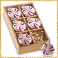 Pink Peppermint Ornament Box of 6 Pink Christmas Ornament