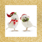 Cozy Owl Christmas Decoration Set of 2 Christmas Owl Decoration