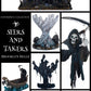 Katherine's Collection Halloween Decor Seers and Takers Lost Souls Pillar Candle Holder