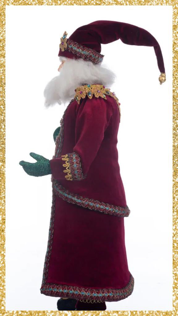 Katherine's Collection Santa with Nutcracker Figure