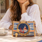 Mary Frances Set Sail Sailboat Beaded Nautical Crossbody Handbag