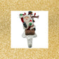 Katherine's Collection Sledding Santa and Snowman Stocking Holder