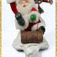 Katherine's Collection Sledding Santa and Snowman Stocking Holder