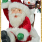 Katherine's Collection Sledding Santa and Snowman Stocking Holder