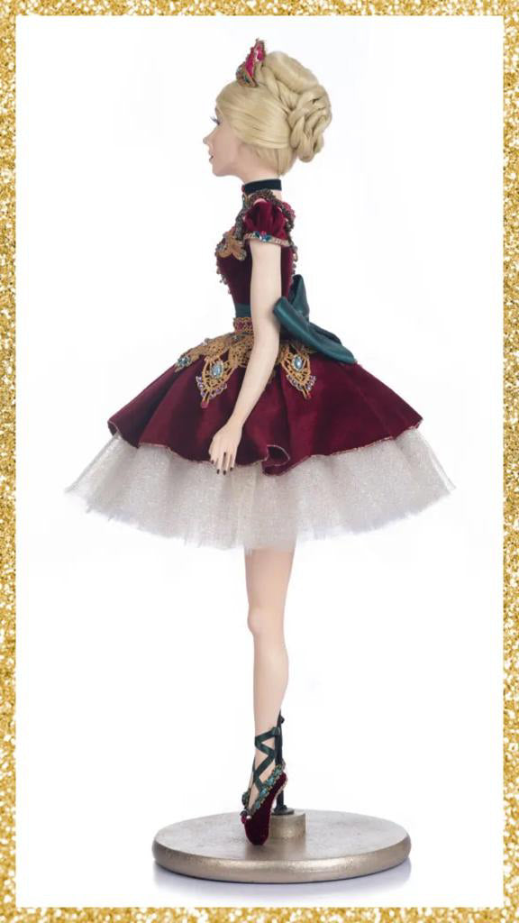 Katherine's Collection Sugar Plum Ballerina Standing Doll