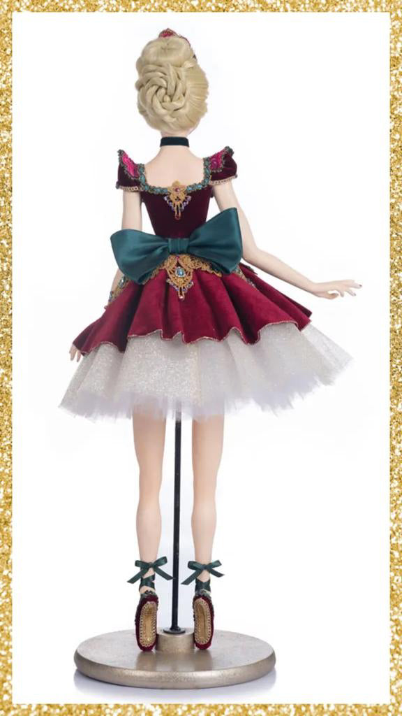 Katherine's Collection Sugar Plum Ballerina Standing Doll