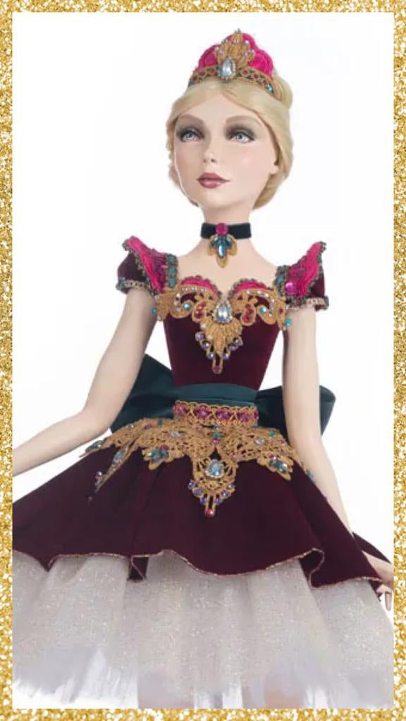 Katherine's Collection Sugar Plum Ballerina Standing Doll