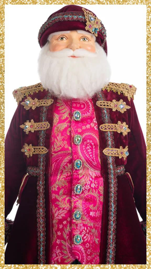 Katherine's Collection Sugar Plum Santa Life Size Doll