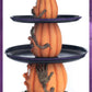 Katherine's Collection Halloween Decor Three Wise Pumpkins Tiered Tray