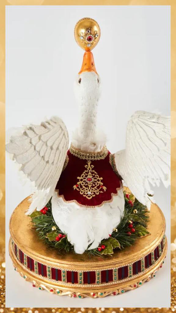 Katherine's Collection Christmas Decor Twelve Days Geese A Laying