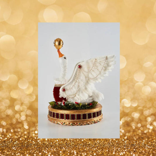 Katherine's Collection Christmas Decor Twelve Days Geese A Laying