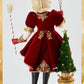 Katherine's Collection Christmas Decor Twelve Days Mrs. Claus Maid A Milking