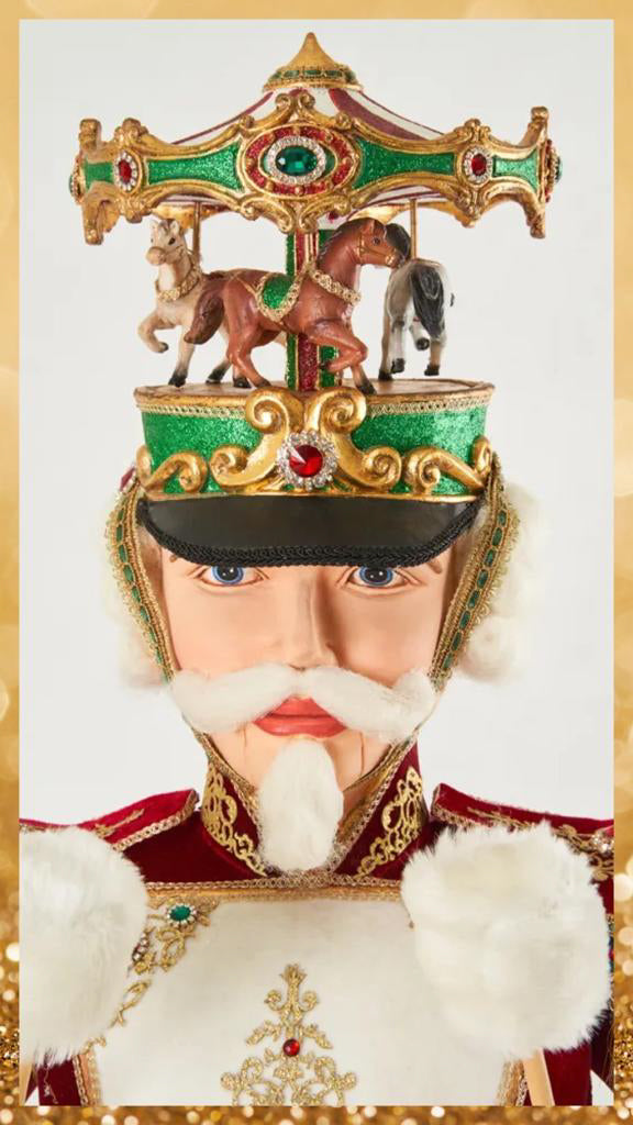 Katherine's Collection Christmas Decor Twelve Days Nutcracker Serving Piece