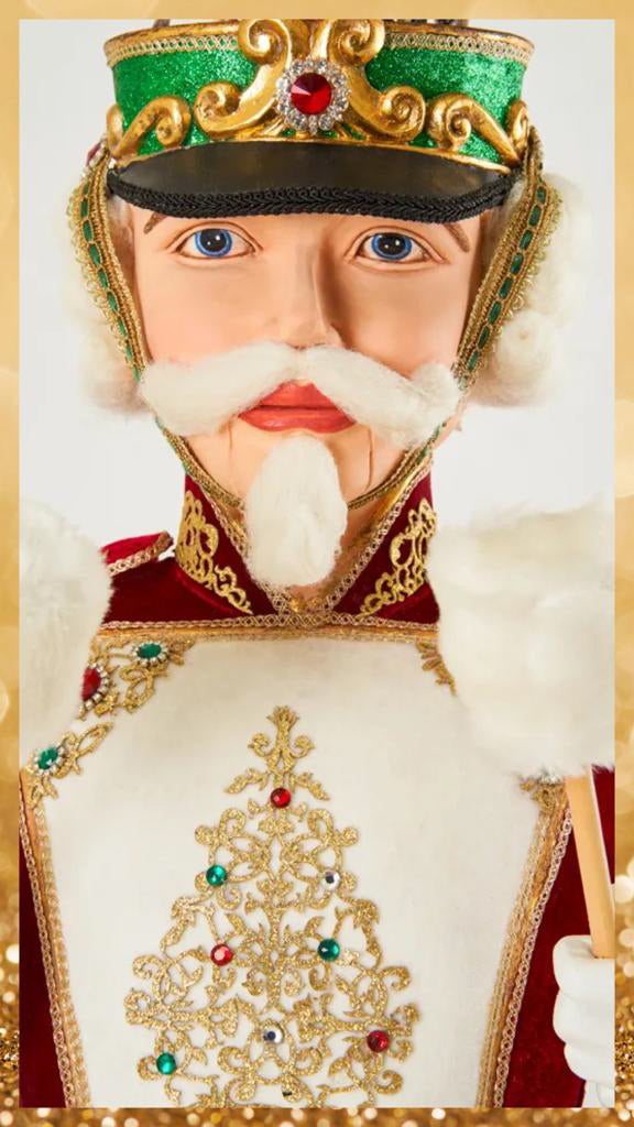 Katherine's Collection Christmas Decor Twelve Days Nutcracker Serving Piece