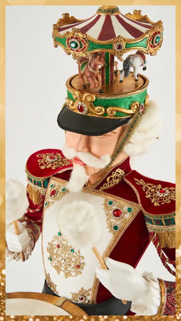 Katherine's Collection Christmas Decor Twelve Days Nutcracker Serving Piece