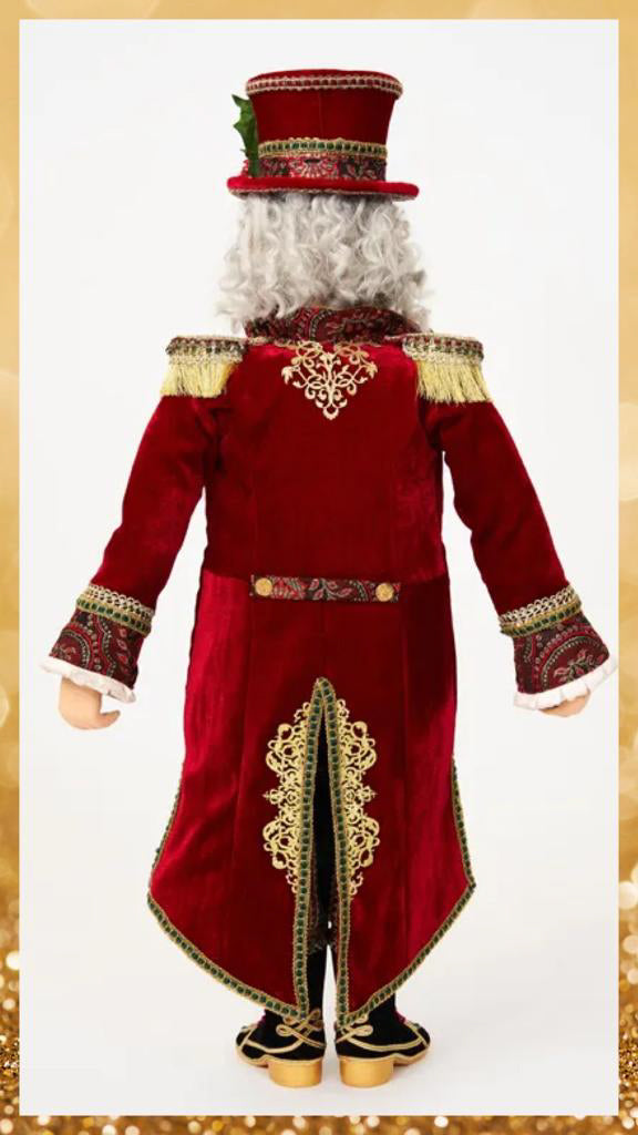 Katherine's Collection Christmas Decor Twelve Days Ringmaster Santa 24-Inch