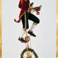 Katherine's Collection Christmas Decor Twelve Days of Christmas Unicyclist