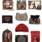 Mary Frances A Little Wild Beaded Leopard Print Crossbody Bucket Shoulder Bag
