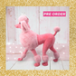 Hot Pink Poodle with Crown   December Diamonds Pink Poodle