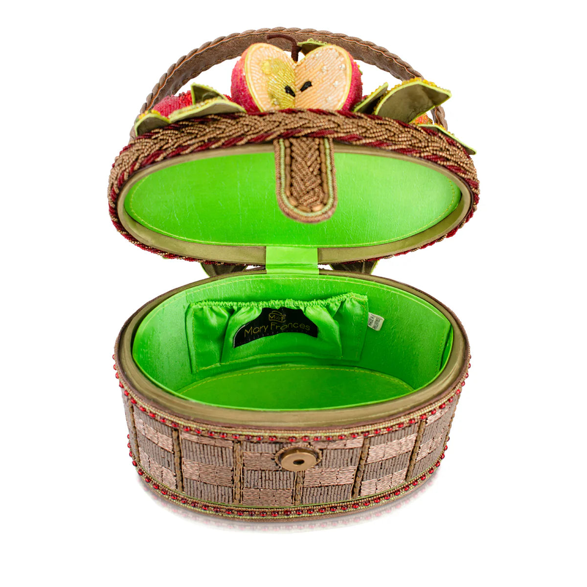 Mary Frances Apple Orchard Handbag   Mary Frances Spring - Summer Fashion Bag