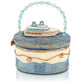 Mary Frances Shipshape Beaded Nautical Ship Top Handle Beaded Handbag