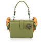 Mary Frances Feathered Friends Parrot Beaded Top Handle Handbag