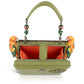 Mary Frances Feathered Friends Parrot Beaded Top Handle Handbag