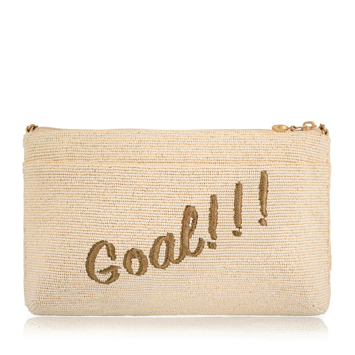 Mary Frances Goal! Beaded Soccer Crossbody Handbag