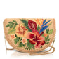 Mary Frances Botanica Floral Crossbody Beaded Handbag